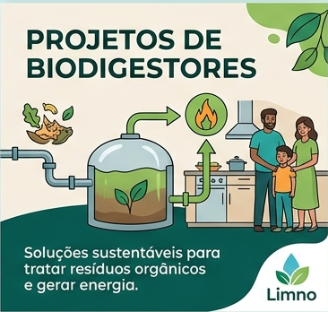 Projetos de Biodigestores — Soluções sustentáveis para tratar resíduos orgânicos e gerar energia